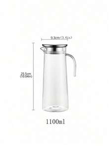 1pc Acrylic Juice Pitcher, High Wear-Resistant Tea/Beverage Dispenser - Multicolor - View 5
