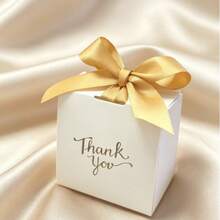 20/50pcs White Gift Boxes With Premium Ribbons, Multi-Color Ribbons - Suitable For Party, Birthday, Wedding, Valentine's Day And Other Occasions - View 13