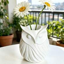 Owl Shaped Vase, Creative Resin Home Decor Vase - Vase - View 1