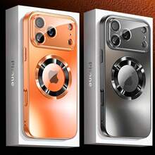 [Envío en 24h desde Europa] Funda para Teléfono - Naranja Cósmico de Lujo Mate/Unisex/Compatible con  17 Pro Max Air 16 15 14 13 12 Pro Max Plus/Carga Inalámbrica Magnética/Nueva Llegada/Compatible con  17 Pro Max/ 17 Pro/ 17/ 16/ 16 Pro Max/ 16 Pro/16 Plus/ 15/ 15 Pro Max/ 15 Pro/15 Plus/ 14/ 14 Pro Max/ 14 Pro/14 Plus/ 13/ 13 Pro Max/ 13 Pro/ 12/ 12 Pro Max/ 12 Pro/ 11 Pro Ma - 2 - Ver 2