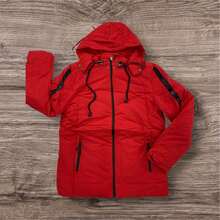 jaqueta bobojaco masculino grosso forrada para frio de alta qualidade - Vermelho - Visão 4