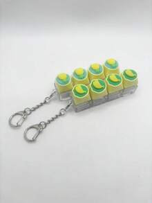 Cat Paw Keycap Keychain, Cute Couple Key Ring, Creative Men's Keychain, Holiday Gift & Bag Charm - Color - View 6
