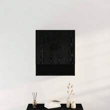 Mobiletto a parete , rovere nero, 60 x 31 x 70 cm - nero - Visualizzare 3