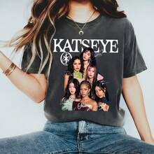 Maglietta Del Tour "The Beautiful Chaos" Di Katseye Del 2026, Felpa Grafica "Gnarly Teem Retro Pop Vibes", Regalo Per I Fan Di Katseye. - 返回 2 - 查看 1