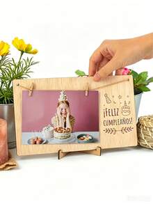 Customized Creative Wooden Photo Frame With Hemp Rope Clip For Baby Ultrasound Photos And Daily Life Photos, Serving As A Decorative Wooden Frame For Display - Multicolor - View 7
