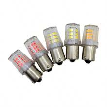 升級版高亮度 LED 前大燈 1156 1157，適用於汽車、卡車、露營車及其他多種場景，紅/琥珀/白色可選，2入/包 - 1157 - 查看 3