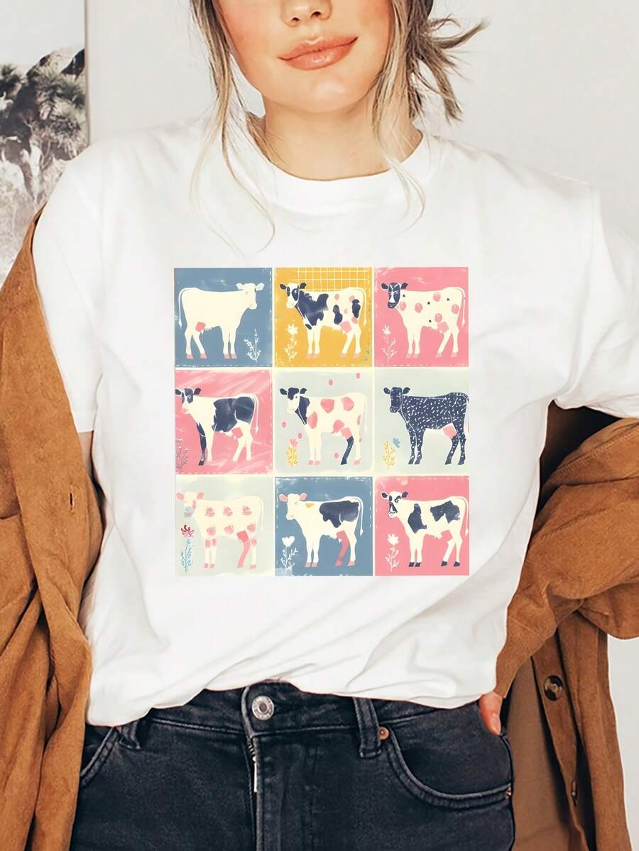 Women T-Shirts - White - View 1