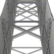Huerto elevado Joinmee, acero galvanizado, 224x40x68 cm, gris - A - Ver 4
