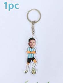 1/3/5Pcs World Cup Custom Soccer Player Photo Keychain, Personalized Name Football Keyring, Heartwarming Fan Keepsake, Lovely Game Day Sports Souvenir - Multicolor 4 - View 14