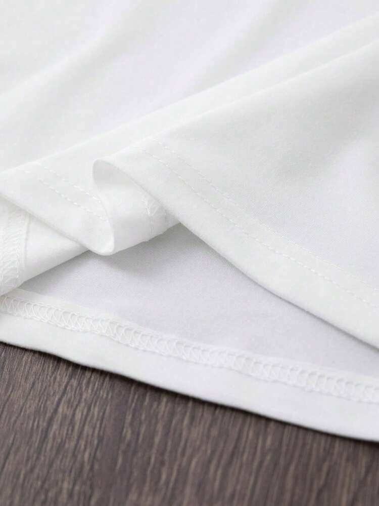 Halloween Graphic T-Shirt - White - View 4