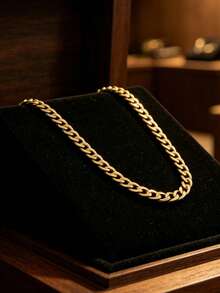 6mm Men's Hip Hop Fashion Stainless Steel Necklace, Gift & Party Jewelry, Suitable For Everyday Wear, Street Style, Holiday Gift - Multicolor - View 11