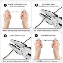 4 piezas Decoración de cadena de tirador de ventilador de techo con mariposa y libélula, tótem estilo bohemio, extensión de cadena de tirador colgante de 14 pulgadas, cuentas y bola para ventilador de techo con conector - Mariposa + Libélula - Ver 4