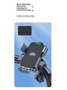 New Bicycle Phone Holder, Shockproof Bicycle Navigation Phone Mount For Delivery Riders - Multicolor - View 7