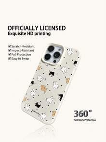 Miniso 1 pièce Étui de téléphone mignon lapin Miffy, léger, antidérapant, durable, choix idéal pour un étui de téléphone d'été. Convient pour un étui de téléphone de style dessin animé et anime, compatible avec IPhone 17, 17Air, 17pro, 17promax, 11, 12, 13, 15, 16pro, 16promax, 14Plus, 15Plus, 16Plus, 15pro, 16promaxXR. Cadeau de vacances parfait pour la famille et les amis - Beige - Voir 4