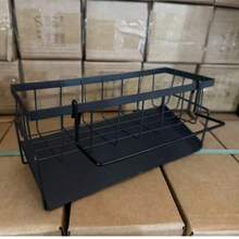 Rak Pengering Wastafel Multifungsi, Tempat Spons Mesin Cuci Piring, Pengering Peralatan Dapur, Rak Penyimpanan Mesin Cuci Piring Wastafel Logam Bulat, Material Baja Karbon yang Ditingkatkan. Rak Pengatur Dapur, Handuk dan Alas Wastafel Terbuat dari Baja Karbon, Rak Wastafel Logam Bulat. - MultiWarna - View 10