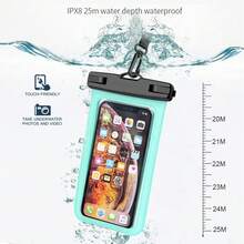 防水手機袋，IPX8 防水手機殼，水下游泳與漂浮手機防水袋 - 粉色 - 查看 5