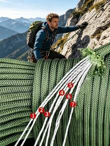 Thick Polyester Braided Rope, 5m Solid Color Rope, Suitable For Weaving Crafts And DIY Projects - Available In Multiple Colors Such As Black, Blue, Red, Pink, Green, White, Yellow, Light Blue, Orange - Perfect For Making Phone Lanyards, DIY Projects, Outdoor Camping, Pet Leashes, Etc. - Durable And Versatile - Solid Color - View 10