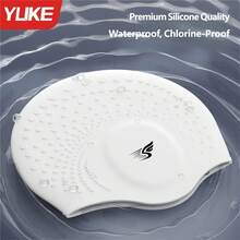 Women's Waterproof Extra Large Non-Tight Swim Cap, Adult Chlorine Resistant Silicone Ear Protection Swimming Cap, Large Head Circumference Professional Swim Cap - Multicolor - View 4