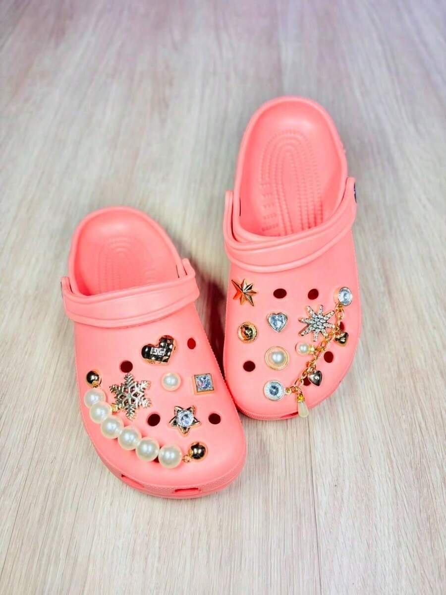 Low Croco Clog Sandal, 100% EVA, With Pendant - Soft And Comfortable. - Psalm - View 1