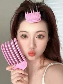 2pcs Fluffy Hair Clips, Unisex, Seamless Volumizing Hair Clips For Creating Fluffy Casual Hairstyles, Adding Hair Volume. Mother's Day Gift For Mom. Adjustable. Hair Styling Tool Kit - Multicolor - View 2