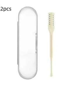 Recortador de vello nasal de doble cara, juego de eliminador de vello nasal manual, entrega de color aleatorio, rotación suave de 360° sin atascos, herramienta de aseo universal para hombres & mujeres, viene con caja de almacenamiento, limpio - Multicolor - Ver 11
