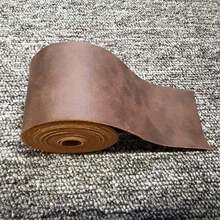 1 Roll Crazy Horse Genuine Leather Strap, 1.1mm Thickness, Available In 3 Colors And 2 Sizes, Full Grain Leather Suitable For DIY Art & Craft Projects, Jewelry Making - A - View 7