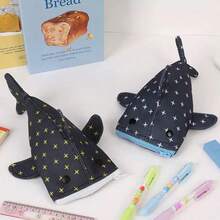 Tempat Pensil Hiu Lucu, Tas Penyimpanan Kuas Makeup, Lipstik, Kotak Pensil Multifungsi Kapasitas Besar Berkualitas Tinggi, Tas Penyimpanan Alat Tulis Siswa, Musim Kembali ke Sekolah, Liburan, Hadiah Hari Raya. - MultiWarna - View 7