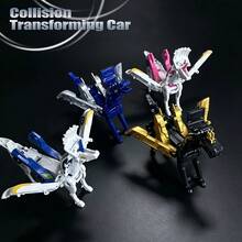 Mainan Mobil Tabrakan & Transformasi 2-in-1 – Dua Mobil Mini Otomatis Berubah Menjadi Robot Setelah Tabrakan, Tidak Membutuhkan Baterai, Hadiah Suvenir Pesta - MultiWarna - View 7