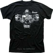 Boxer Engine R1200GS RT 1200 GS R Adventure R1200RT R1200R Camiseta de algodón con cuello redondo, camiseta Unisex de gran tamaño para verano, ropa para hombre - Negro - Ver 1