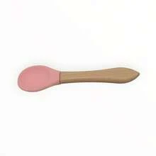 Wooden Handle Silicone Pet Spoon - Cute Pet Food Spoon Suitable For Wet And Dry Food, Ideal Gift For Cat And Dog Lovers - ᅠ - View 7