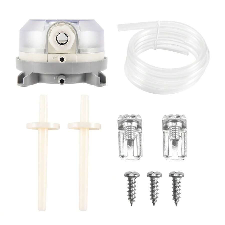 Air Differential Pressure Switch 20-200Pa Adjustable Micro- Pressure Air Switch - Single Piece - View 1