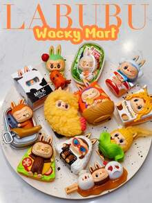 Alo+Pop Mart ALO Stow 女款戶外輕量背包 & The Monsters Wacky Mart 系列公仔密封盒超值組合組，100%正品，盲盒，收藏公仔，神秘盒，適合兒童與收藏家的完美禮物，度假日禮物（盲盒內部材質：乙烯基，非絨毛填充） - 彩色 - 查看 5