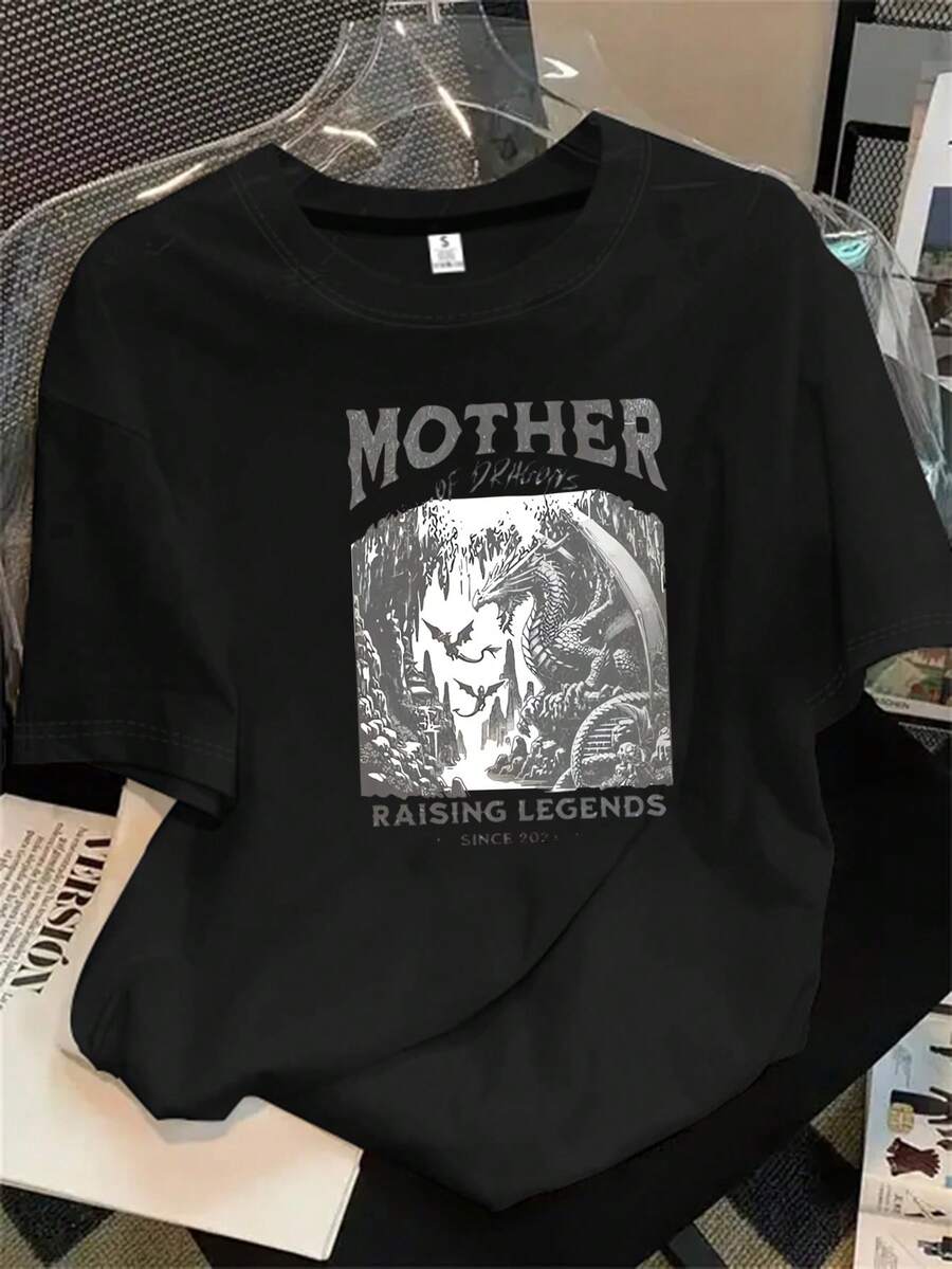 Halloween Graphic T-Shirt - Black - View 1