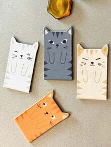 Cartoon Animal Magnetic Bookmarks, Creative Comic Magnetic Bookmarks, Exquisite Cute Student Stationery Gifts, Book Decoration Clips, Reading Marker Index Textbook Page Clips, Back To School Essentials - Multi Colors - View 11