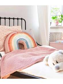 Rainbow Decorative Throw Pillow Gift, Bohemian Style Classroom Reading Corner Pillow, Suitable For Girls - Multicolor - View 2