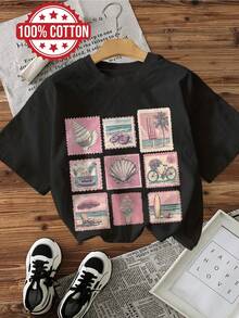 Women T-Shirts - Black - View 1