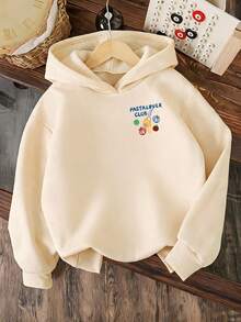 Sweatshirt Hoodie Anak Laki-Laki Terbaru, Serbaguna, dengan Desain Personalisasi Kreatif Bergambar Makanan, Cocok untuk Musim Semi dan Gugur, Sempurna untuk Sekolah, Liburan, Belanja, dan Acara Olahraga. - Aprikot - View 2