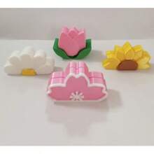1 Set Marco de Fotos Decorativo Floral, Marco de Fotos de Escritorio con Diseño Floral, Soporte para Tarjetas, Decoración de Escritorio Linda, Adecuado para Oficina y Dormitorio, Regalo Perfecto para Decoración del Hogar - Multicolor - Ver 8