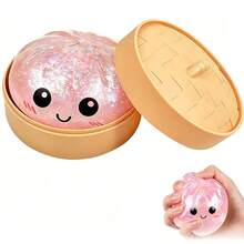 2026Upgraded Version Glitter Dumpling,Dumpling Squishy, Rainbow Dumplings, Cute Anxiety Relief Fidget , Soft Squeeze Dough For Adults - 彩色 - 查看 11