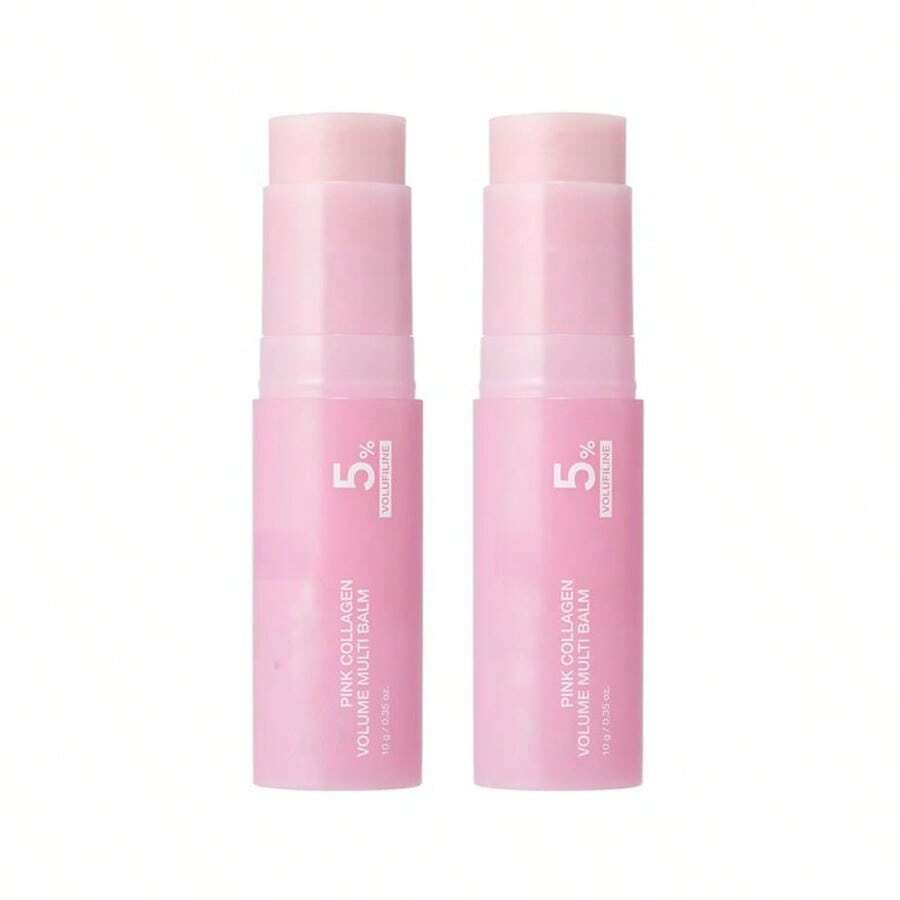 2pcs PDRN Pink Collagen Rich Multi Effect Cream | One Bottle Of Multi Effect Volufiline, PDRN, NAD Stick, Suitable For Shaping A Youthful Appearance, Improving Fine Line Effects, Firming Care, Anti-Aging Care (Suitable For Under The Eyes, Neck, Forehead, Smile Lines, And Lip Care). Korean Skincare - 香草豆 - 查看 1