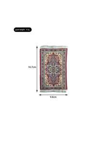 1/3Pcs 16.7cm Persian Style Tassel Rug Set For Dollhouse | Vintage Jacquard Design With Delicate Tassel Edging Details | 1:12 Dollhouse Miniature Accessories | Multiple Colors Available Realistic Persian Rug / Mat / Decorative Pad - Multicolor - View 9