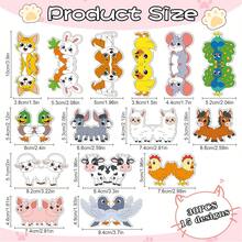 4 Pieces Cute Farm Animal Magnetic Bookmarks For Book Lovers, Teachers Gift, Students, Readers, Magnetic Page Marker Clip, School Supplies, Classroom Stationery Organization, Book Accessories, Reading Gifts - View 6