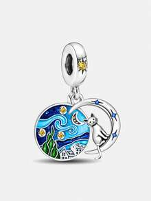 1 Buah Manik-Manik Charm Seri Gajah Peliharaan Lucu dan Modis Cocok untuk Gelang Wanita, Perhiasan DIY, dan Aksesoris untuk Pakaian Sehari-hari - Manik-manik - View 16