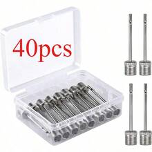 New Sports Ball Inflation Pump Needles, Suitable For Football, Basketball, Rugby And Other Ball Inflation, Stainless Steel Material, 10/20/30pcs - Multicolor - View 16