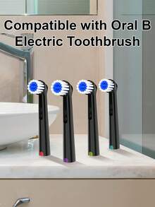 4/12/20 Count Compatible With OralB Electric Toothbrush Replacement Soft Bristles Brush Heads, Toothbrush Head Refills Compatible With Oralb Pro Series Electric Toothbrushes, For Sensitive Care - View 2