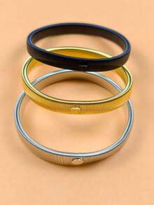 2/6 Pcs Shirt Cuff Holders Elastic Metal Armbands Non-Slip Sleeves Long Sleeve Fasteners Unisex - Multicolor - View 10