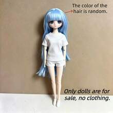 Búp bê BJD thời trang phong cách Anime 11,81 inch, khớp nối linh hoạt - Mô hình bánh kem dễ thương hoàn hảo để sưu tầm, búp bê BJD có thể tùy chỉnh, món quà sinh nhật, năm mới, lễ Phục sinh, Giáng sinh tuyệt vời. - Nhiều màu - Xem 18