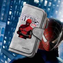 1 chiếc ví dài gấp gọn dung tích lớn nhân vật hoạt hình Marvel Spider-Man mới, ví trẻ em thời trang, thiết kế in đôi Marvel Spider-Man, hình minh họa in Marvel Spider-Man rực rỡ, lý tưởng cho du lịch ngoài trời và mua sắm, quà tặng lễ thiết thực - QB-A-DSN-47 - Xem 11