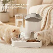 Automatic Pet Feeder & Water Bowl, Suitable For Cats And Small Dogs, Large Capacity Gravity Refill Design - 500ml - View 6