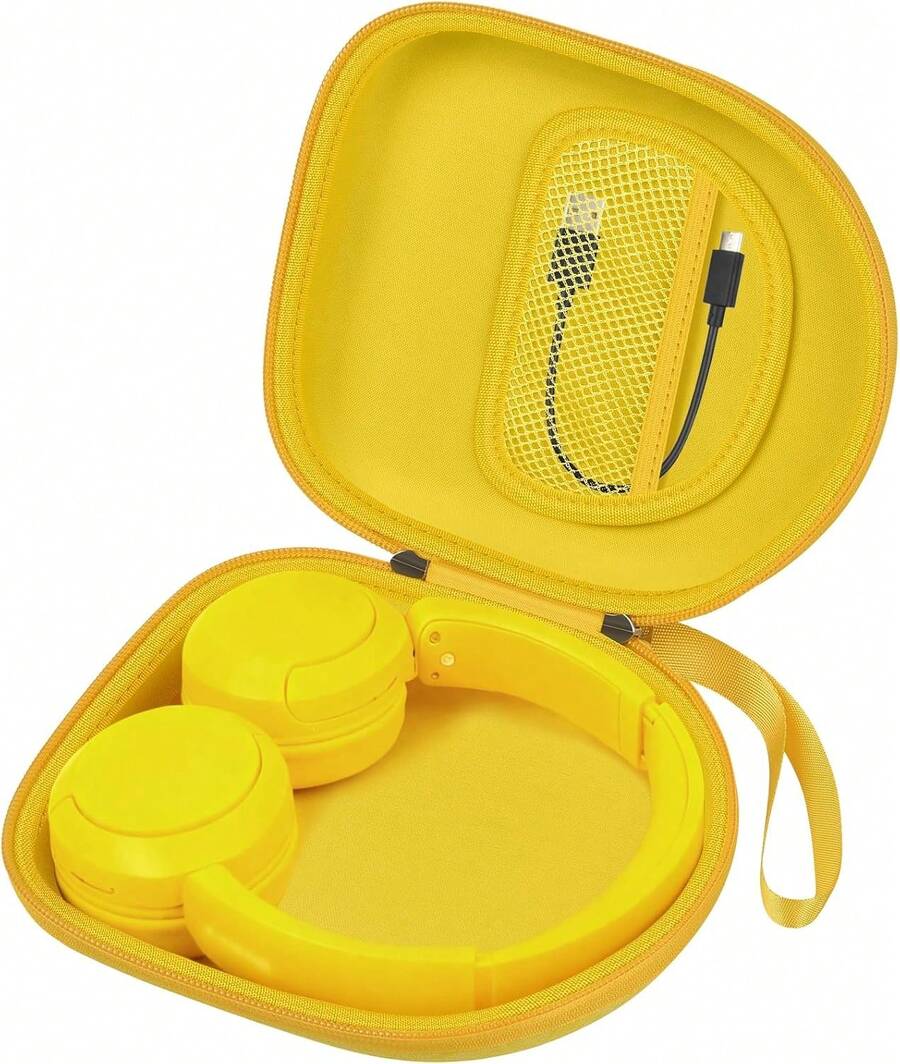 Casmilee Wireless Earphone Case And Carrying Case Compatible With Over-Ear Models, Gray (Box) XMCB - 黃色 - 查看 1